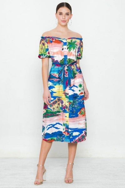 Suzanna Printed Woven Dress